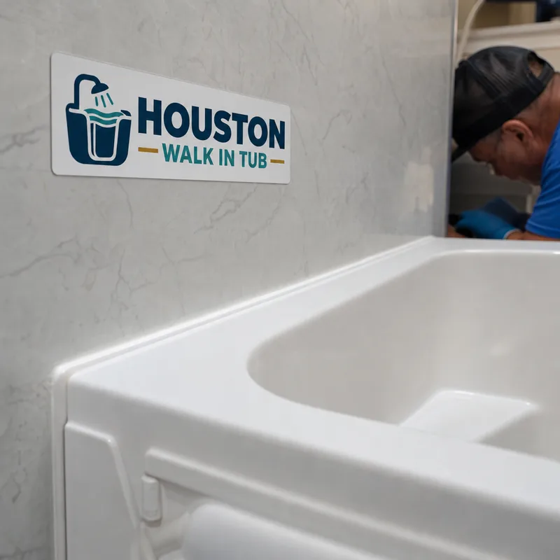Close-up of a properly sealed tub-to-wall transition and waterproof wall surround system